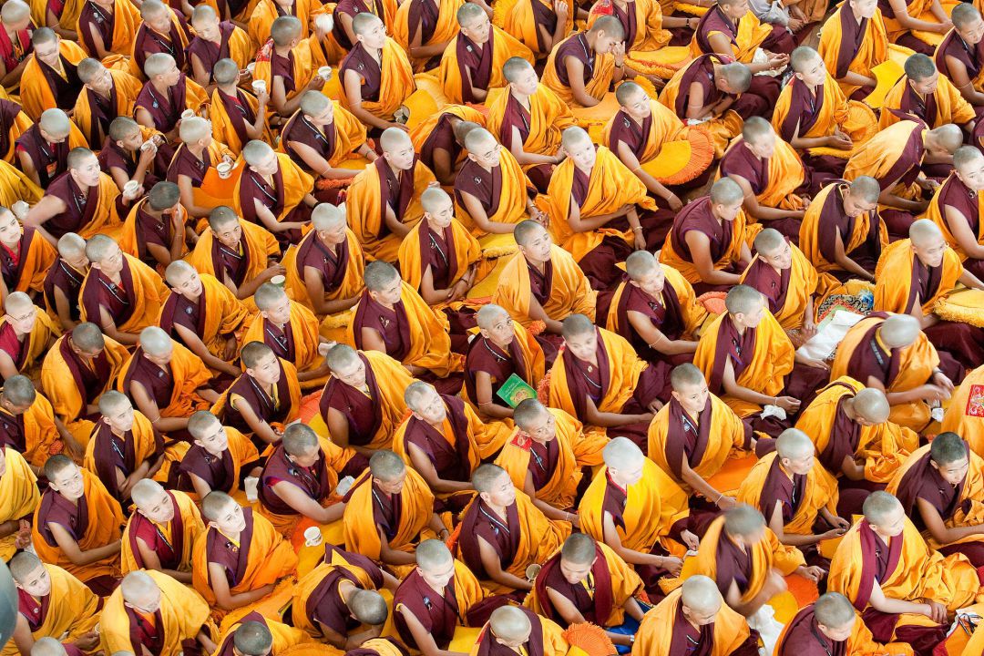 Mönche in Nepal. Peter Vogel. Fotografie.